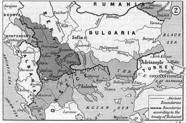 28 iulie 1913: Pacea de la București, care pune capăt celui de-Al Doilea Război Balcanic￼