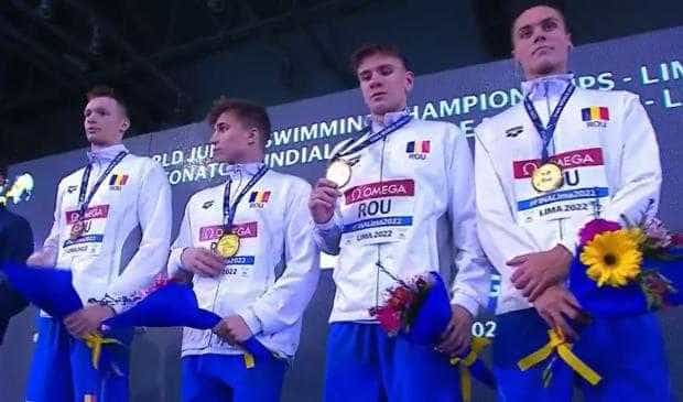 România, aur și argint la Campionatul Mondial de înot pentru juniori de la Lima