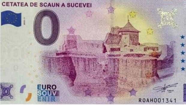 Bancnota oficială de zero euro, acreditată de Banca Centrală Europeană. Cu cât poate fi achiziționată