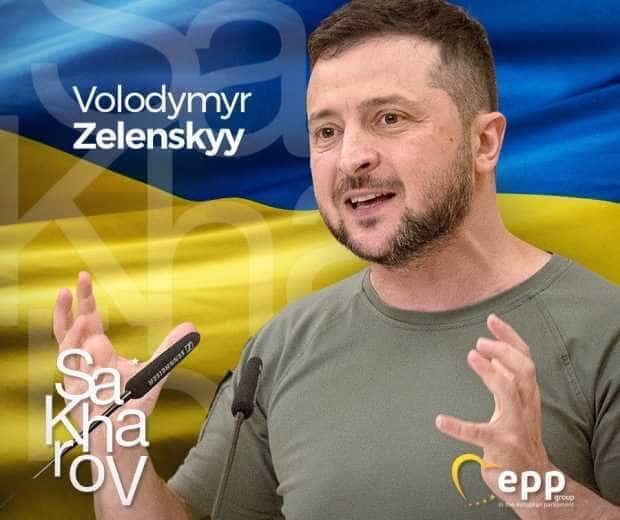 Președintele Volodimir Zelenski – nominalizat de Parlamentul European pentru Premiul Saharov pentru libertatea de gândire