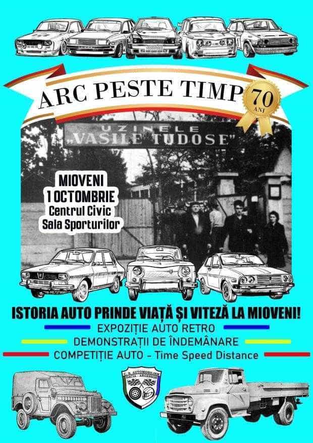 Mioveni. Eveniment dedicat autovehiculelor Dacia