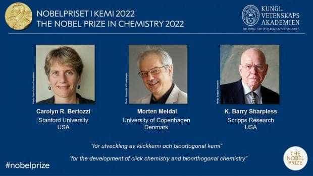 Trei cercetători au câştigat Premiul Nobel pentru chimie. Unul dintre ei e laureat a doua oară!