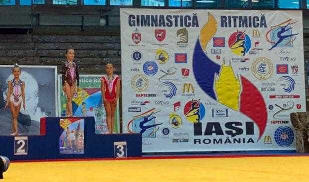 Gimnastele din Pitești, medaliate la turneul internațional de la Iași