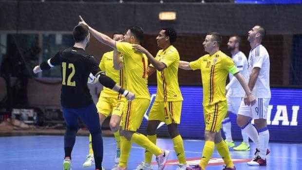 Futsal: tricolorii, lideri în grupa de calificare pentru Campionatul Mondial