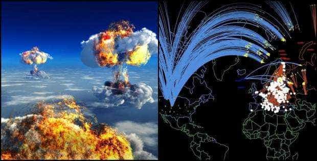 Simularea unui război nuclear NATO-Rusia. „Peste 91 de milioane de victime în primele ore”