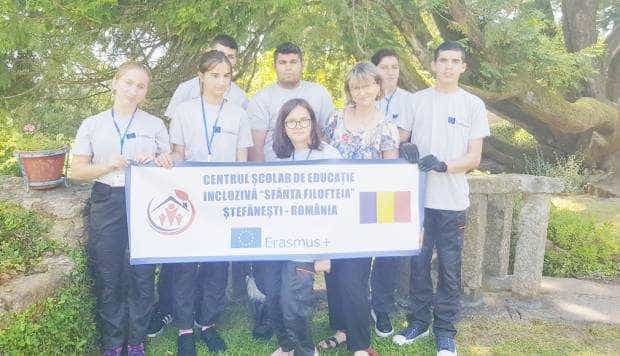 Proiect ERASMUS+, experienţă inedită pentru elevii cu CES de la CSEI ”Sfânta Filofteia”