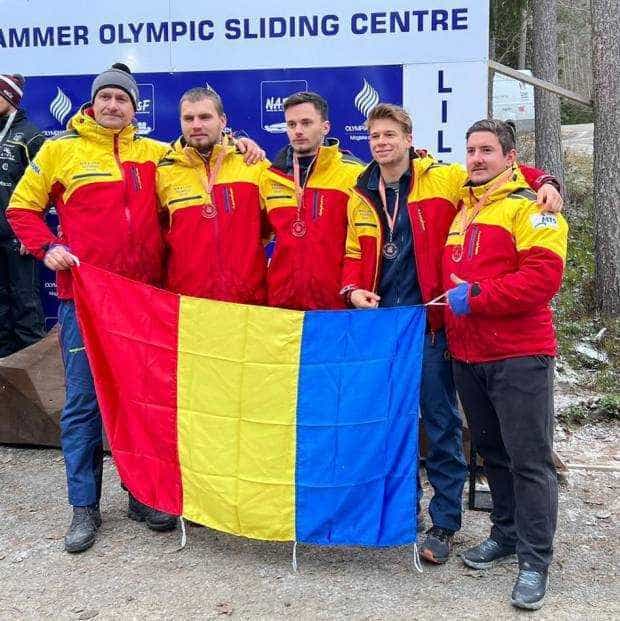 Locul trei pentru argeșenii Tentea, Daroczi, Păcioianu și Iordache la Cupa Europei la Bob
