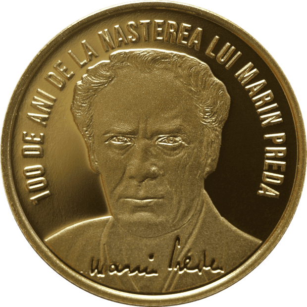 BNR lansează monede cu temele 100 de ani de la nașterea lui Marin Preda și 50 de ani de la aderarea României la Fondul Monetar Internaţional şi Banca Mondială