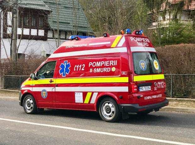 Accident la Bascov. Un rănit, dus la spital