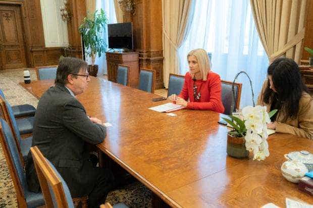 Alina Gorghiu, întâlnire cu ambasadorul Spaniei în România