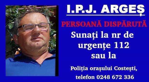 Îl caută Poliția și rudele din Argeș. Dacă îl vedeți, sunați la 112!