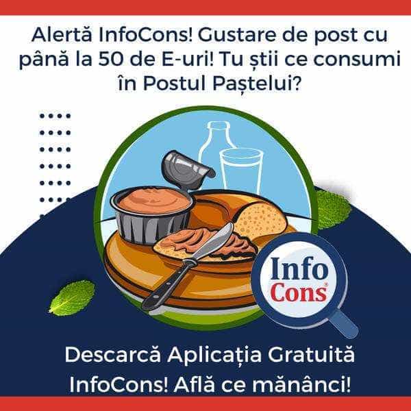 InfoCons: Gustare de post cu până la 50 E-uri! Fii informat în Postul Paștelui