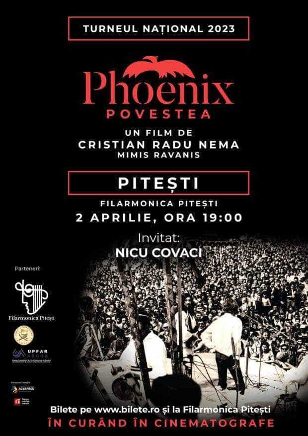 Povestea trupei Phoenix, la Filarmonica Pitești. Vine și fondatorul Nicu Covaci