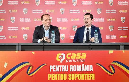 Casa Pariurilor susține tricolorii printr-un parteneriat cu FRF