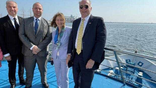 Ambasadorul SUA în România a vizitat Portul Constanța