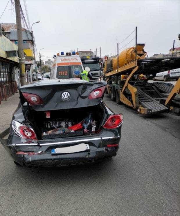 Accident la Autogara Veche din Pitești