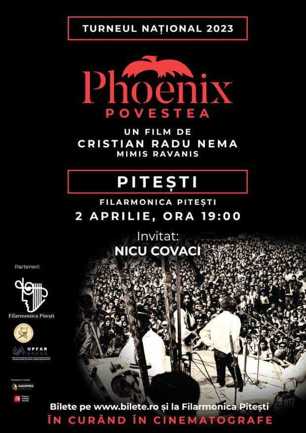 <strong>„PHOENIX – Povestea”, la Pitești, în prezența lui Nicu Covaci!</strong>