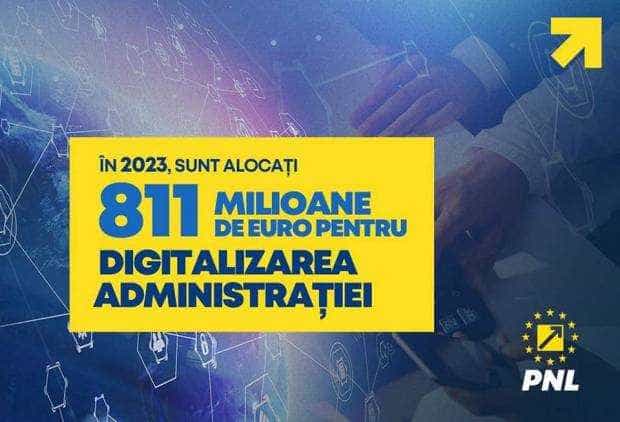 Senator Dănuț Bica: 811 milioane euro, alocați în 2023 pentru digitalizarea administrației