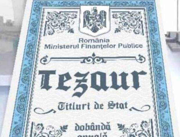 Românii pot investi de luni în titlurile de stat TEZAUR, cu dobânzi anuale de 6% şi, respectiv, 6,75%