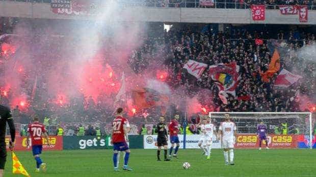 Dosare penale și sancțiuni în rândul suporterilor la finalul derby-ului Steaua – Dinamo