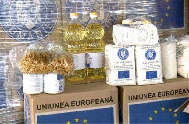 Pitești: Începe distribuirea pachetelor cu alimente de la UE