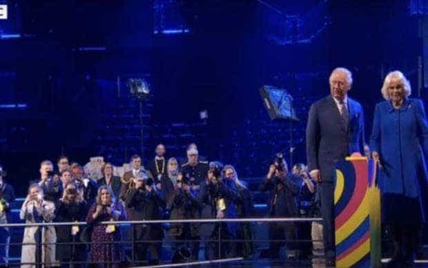Regele Charles al III-lea a prezentat scena oficială pe care se va desfăşura concursul Eurovision 2023