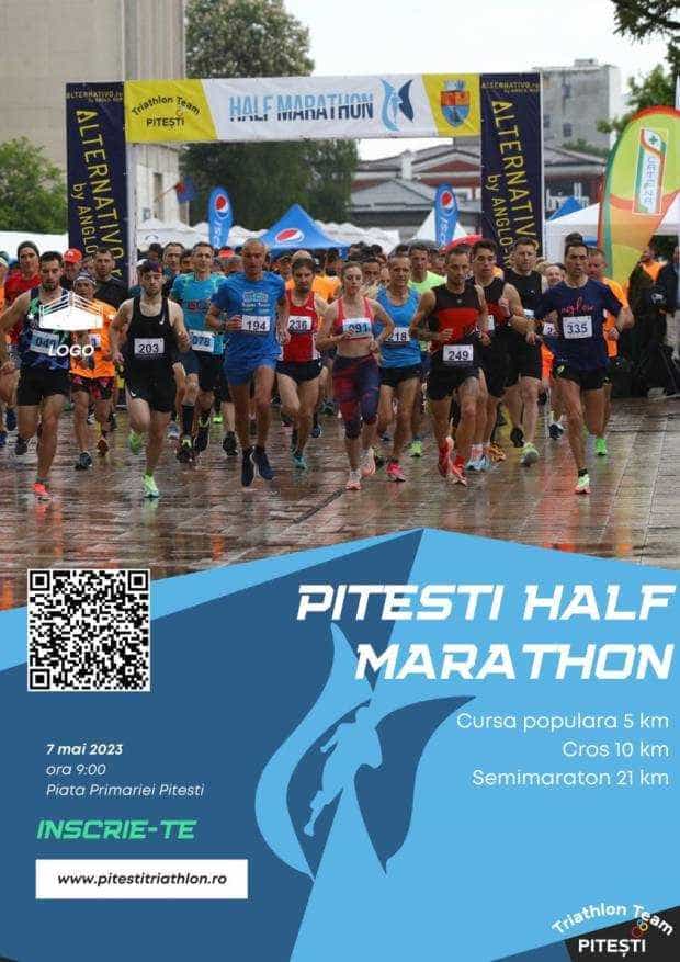 Pitești Half Marathon, ediția a IV-a, pe 7 mai