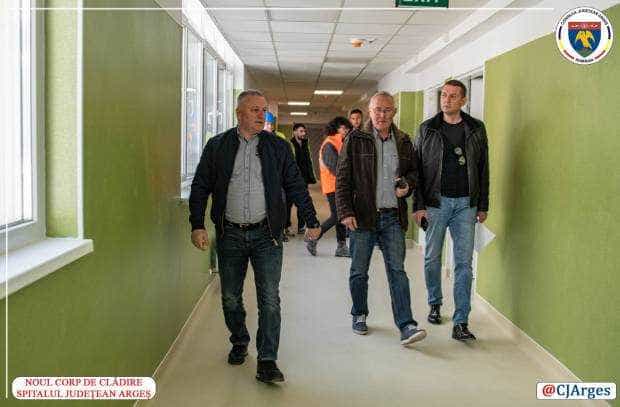 Vicele Marius Nicolaescu, pe șantierele Spitalului Județean Argeș