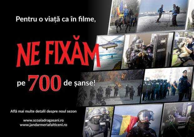 Ultimele zile de înscriere la școlile de Subofițeri Jandarmi