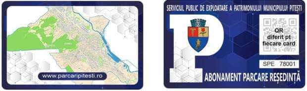 Pitești: Abonamente de tip card, însoțite de cod QR, pentru parcările de reședință