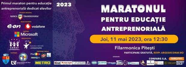 Maraton pentru educație antreprenorială, la Filarmonica Pitești. Participă elevi de la 6 colegii argeșene