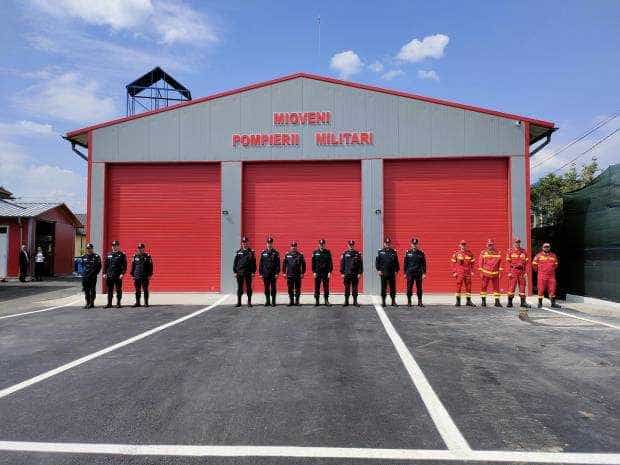 Clădire nouă pentru pompierii din Mioveni