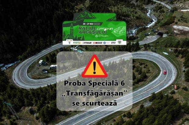 Raliul Argeșului. Proba”Transfăgărășan” scurtată