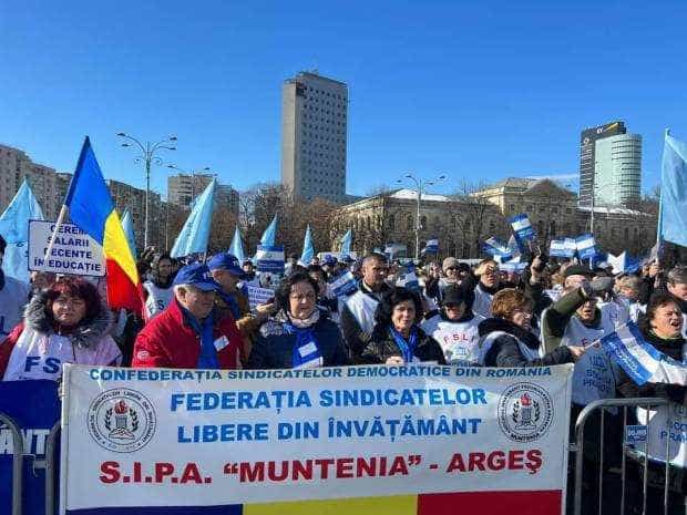 SIPA Muntenia anunță un mare miting în Piața Milea