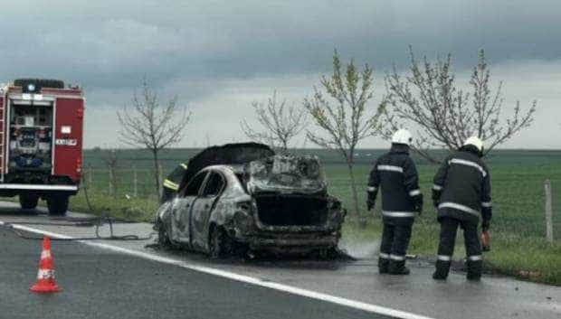 Doi români au murit carbonizați după un accident cu un tir, în Bulgaria