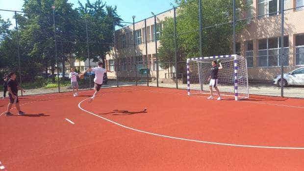 Liceul „Maria Teiuleanu” din Pitești are un nou teren de sport