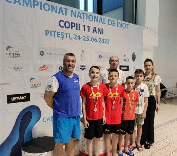 Medalii pentru puștii de la CSM Pitești la Campionatul Național de Înot