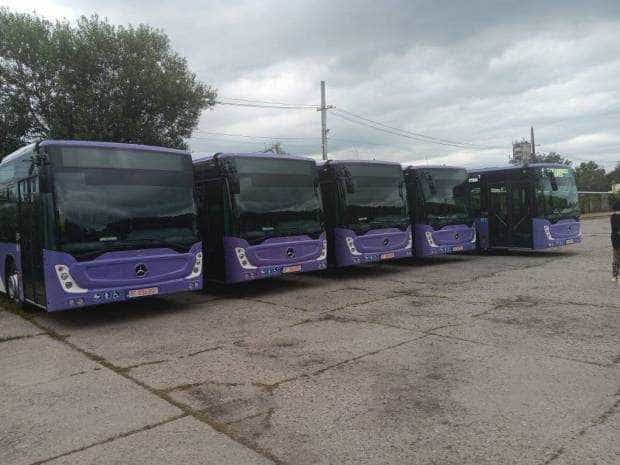 Încă cinci autobuze noi au sosit la Pitești