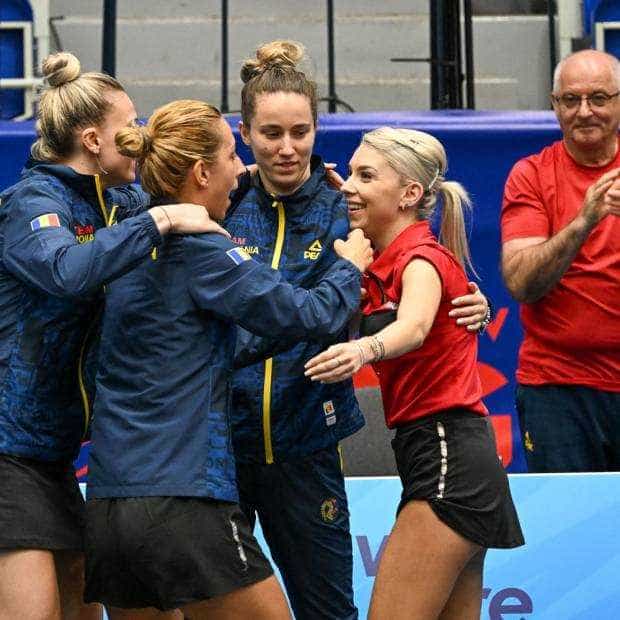 Echipa feminină a României este campioană europeană la tenis de masă