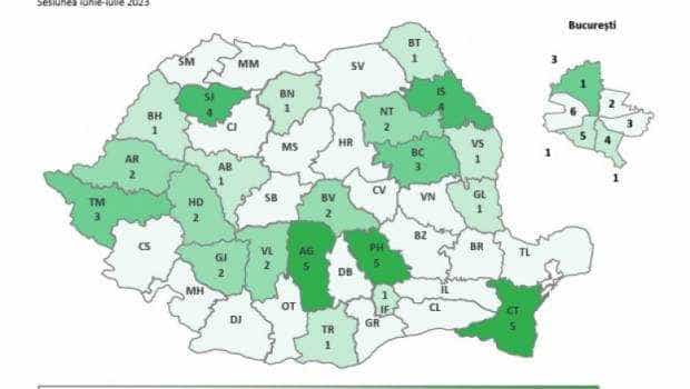 Harta mediilor de 10 la „bac”. Argeșul, pe primul loc, alături de Constanța și Prahova