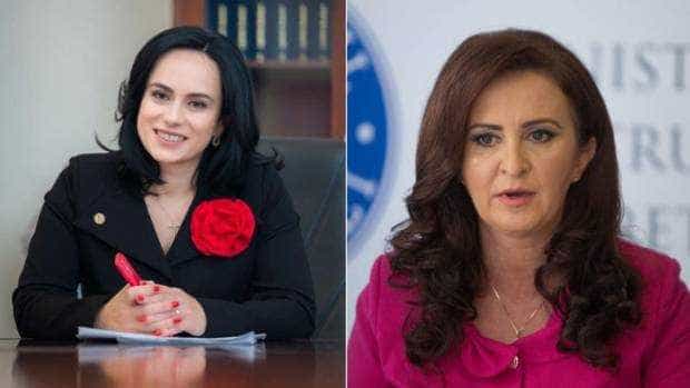 Simona Bucura Oprescu şi Natalia Intotero depun jurământul ca miniştri ai Muncii şi Familiei