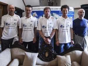 Alpiniștii români Zsolt Torok - Marius Gane - Aurel Salasan și Teo Vlad