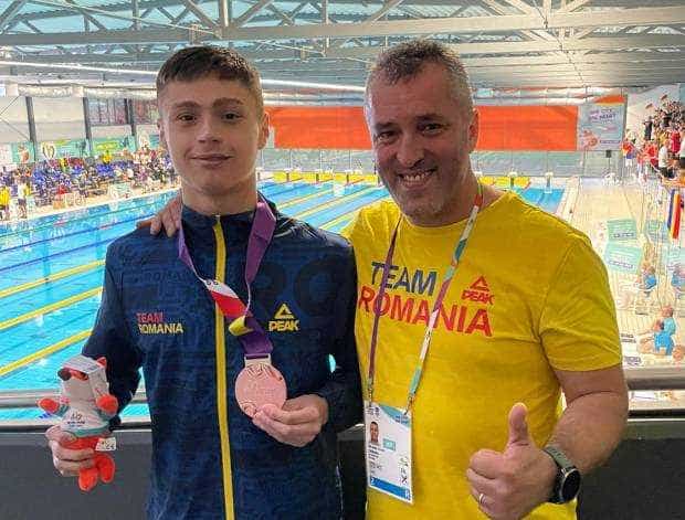 Piteșteanul Theodor Proca, medalie de bronz la Festivalul Olimpic al Tineretului European