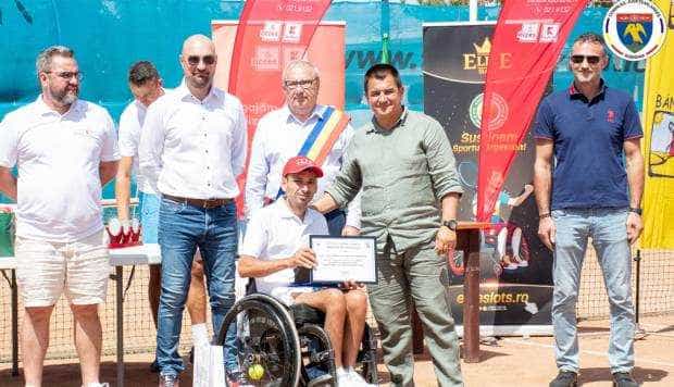 S-a terminat turneul internaţional de tenis al persoanelor cu dizabilităţi