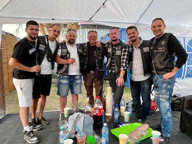Motocicliști din Serbia au venit la festivalul rock de la Topoloveni