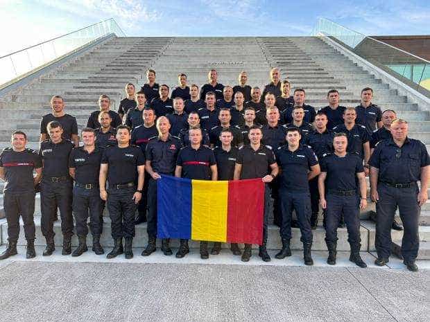 Misiunea pompierilor români în Franța s-a încheiat