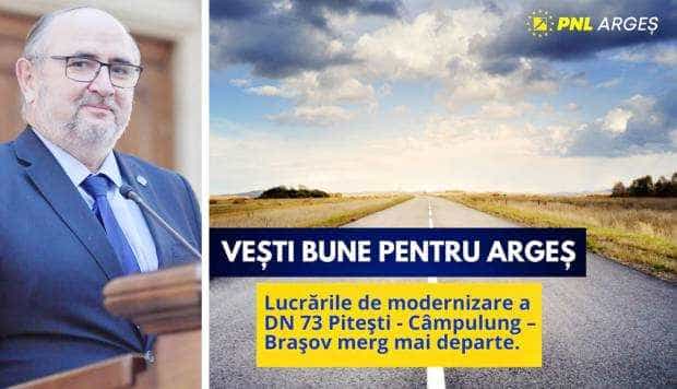 Lucrările de modernizare a DN 73 Piteşti – Câmpulung – Braşov merg mai departe