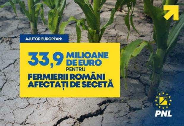 Senator Dănuț Bica: ”Ajutor UE de 33,9 milioane euro pentru acoperirea efectelor secetei de anul trecut”