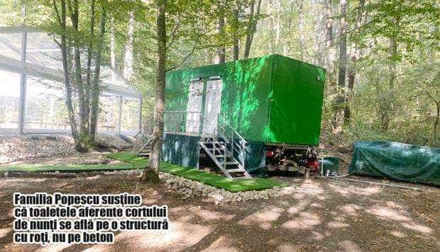 Ocolul Silvic Piteşti a dat o amendă de 10.000 de lei pentru cortul de evenimente din Pădurea Trivale