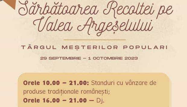 Producătorii autohtoni atestaţi îşi vând produsele tradiţionale la sărbătoarea recoltei de la Mioveni